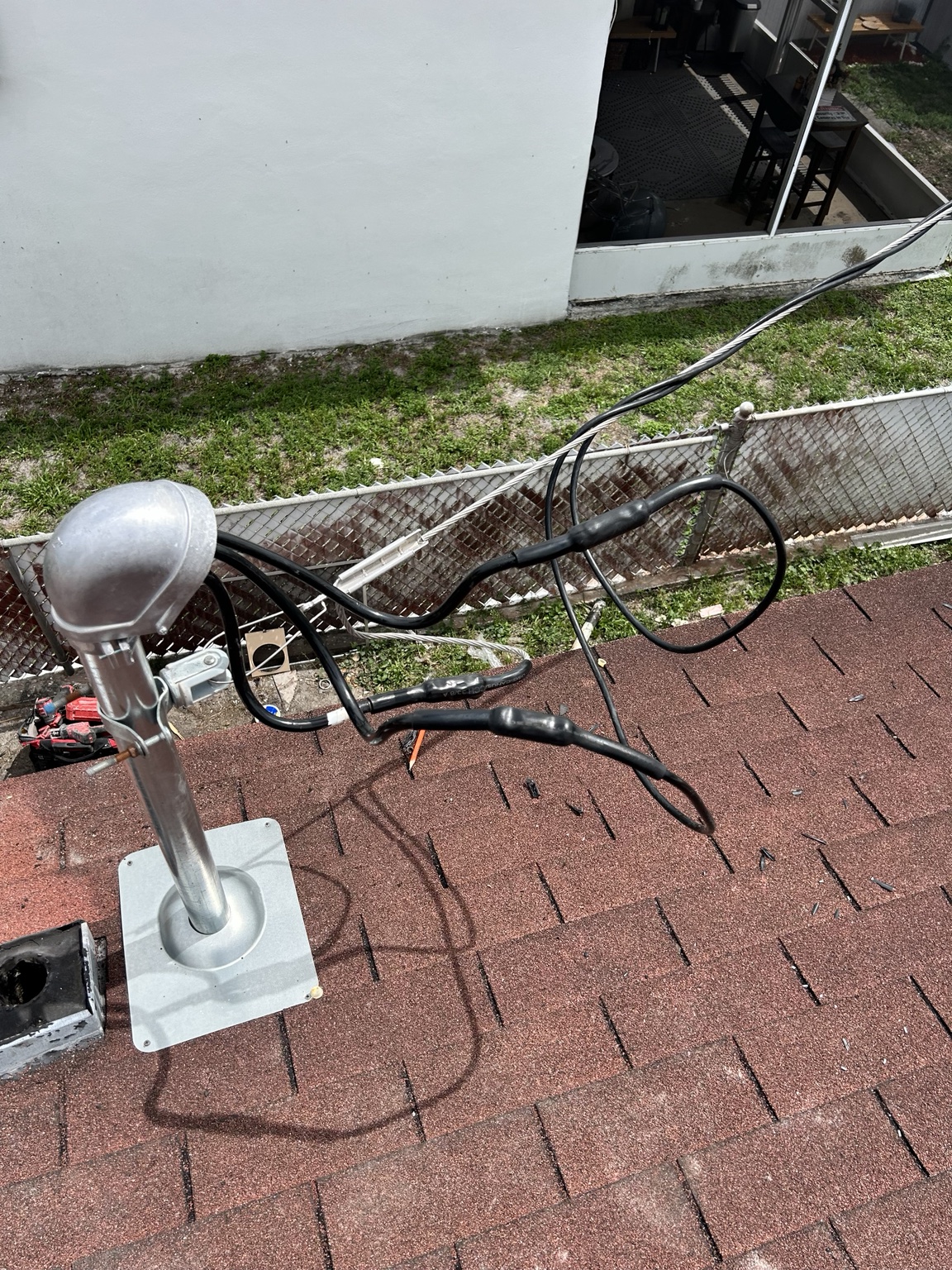 Roof wiring installation